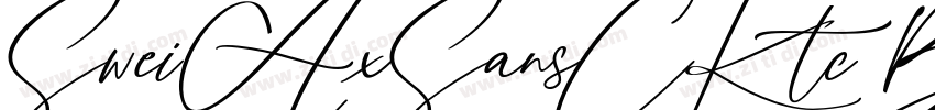 SweiAxSansCKtc Blac字体转换